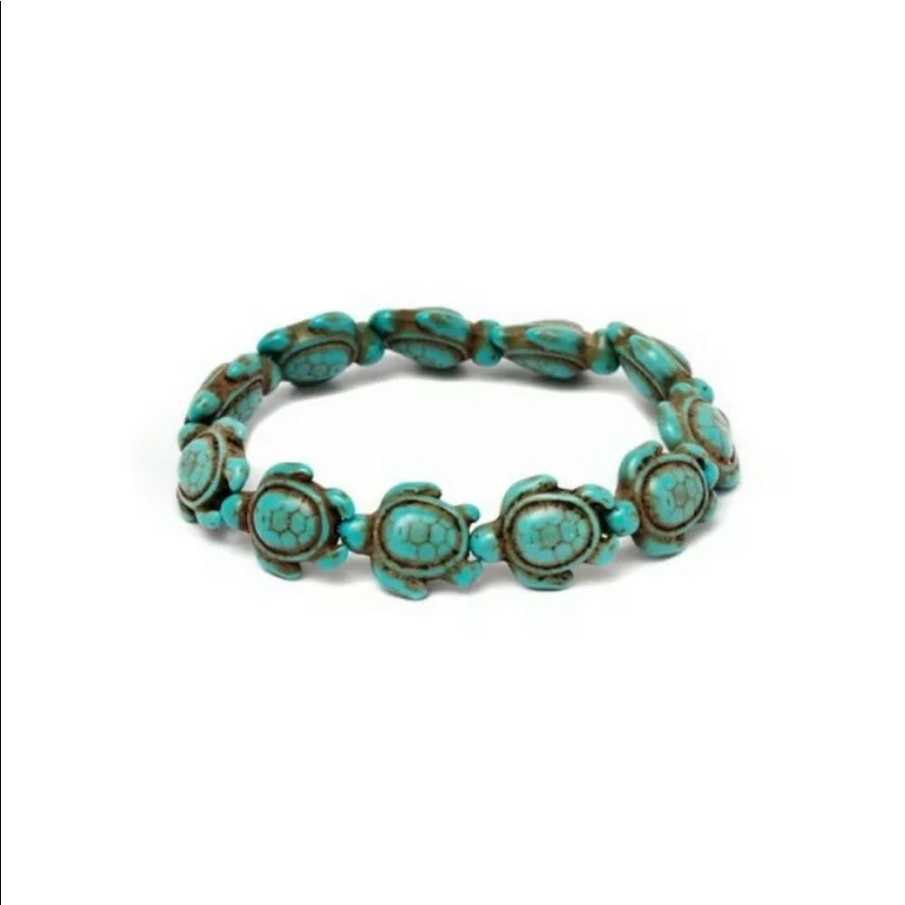 **NEW** Handmade Turquoise Turtle bracelet